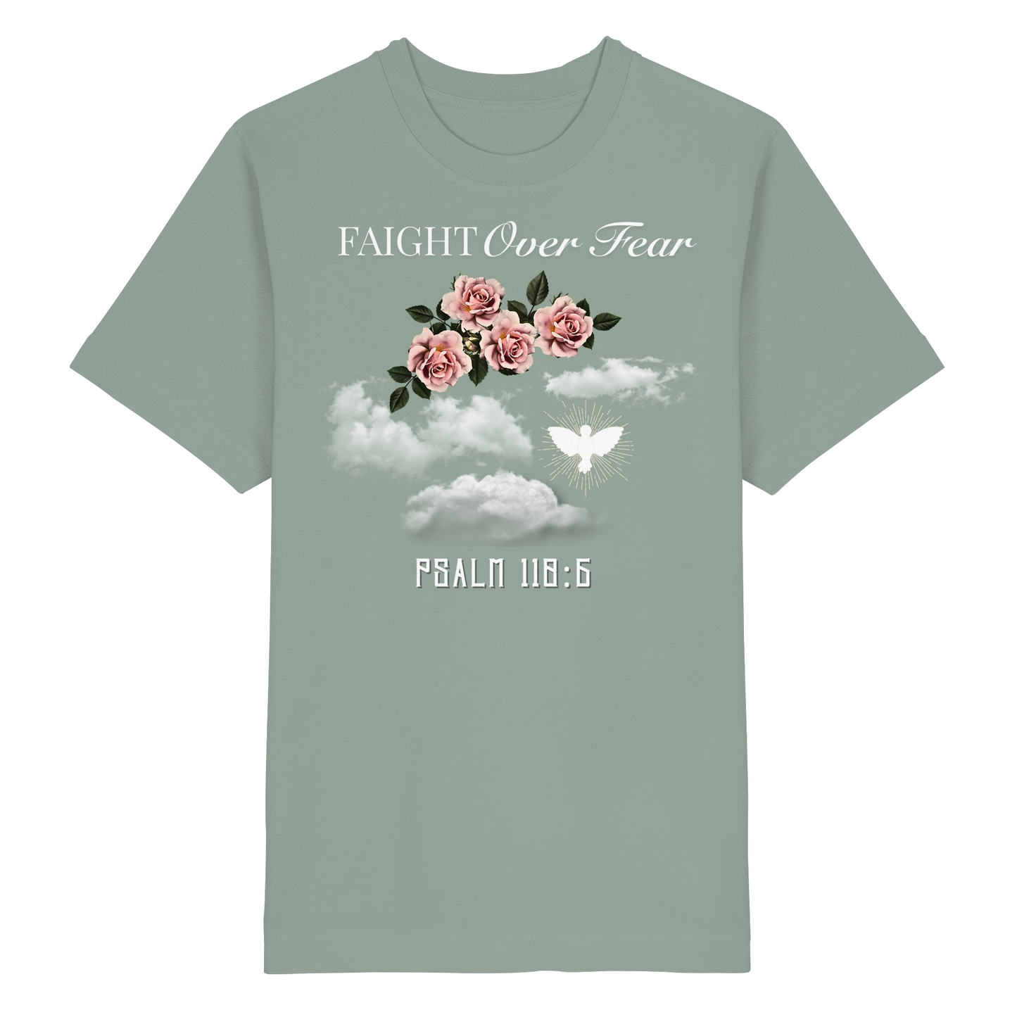 FIGHT OVER FEAR T-SHIRT - Heavy Oversized Organic Shirt