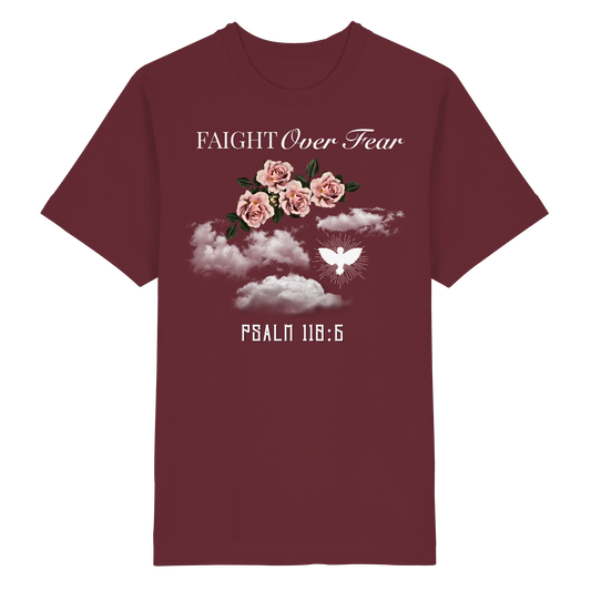 FIGHT OVER FEAR T-SHIRT - Heavy Oversized Organic Shirt