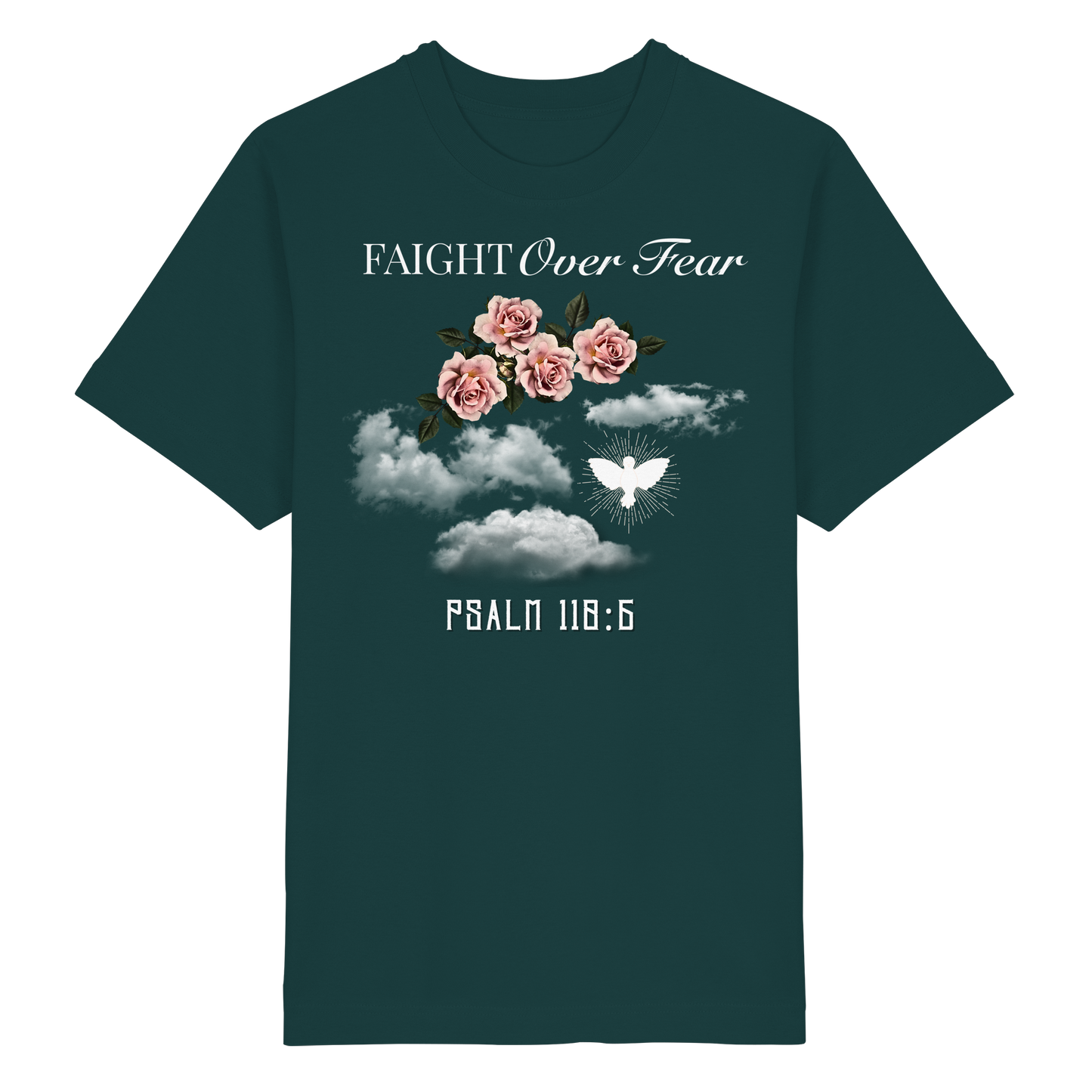 FIGHT OVER FEAR T-SHIRT - Heavy Oversized Organic Shirt